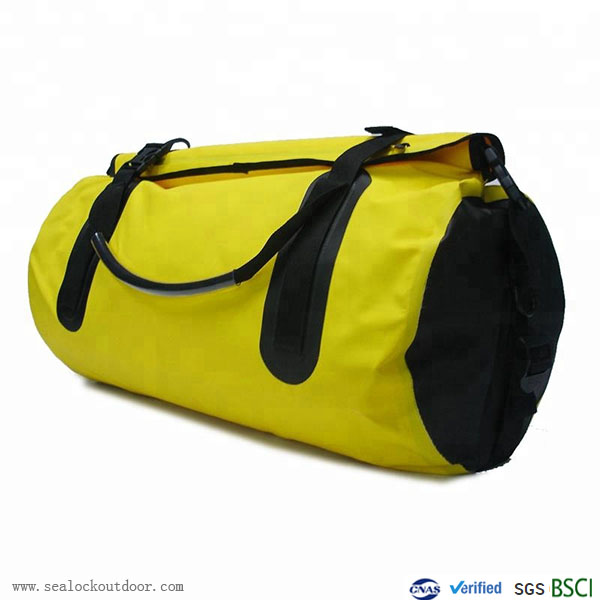 Kollane Veekindel Duffel Kott Koos PVC500D