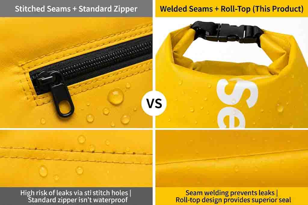 Veekindel vs veekindel seljakott: mida te tegelikult vajate?
