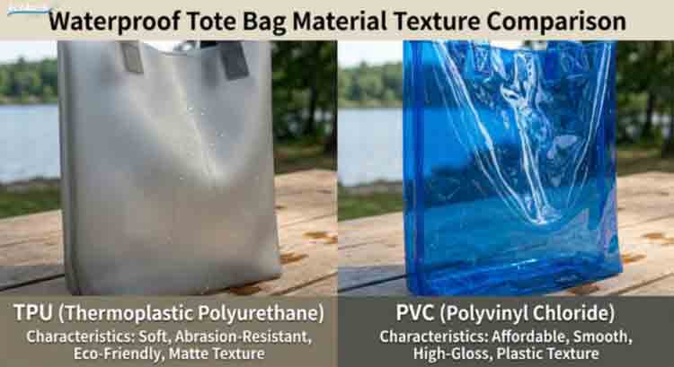 TPU vs PVC veekindel kott, mille materjal kestab kauem