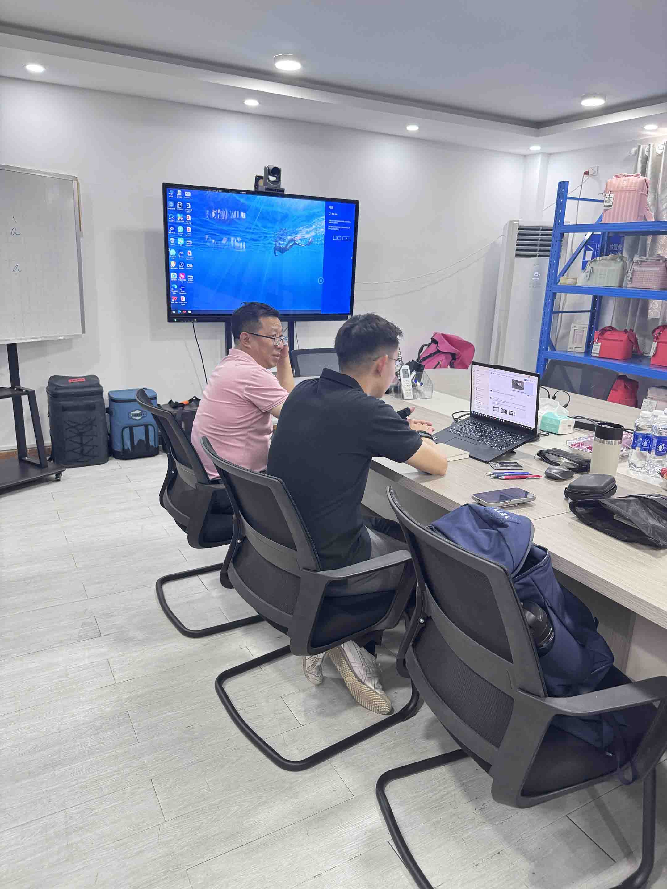 YETI and Sealock teams in the closing meeting at Sealock's Vietnam office